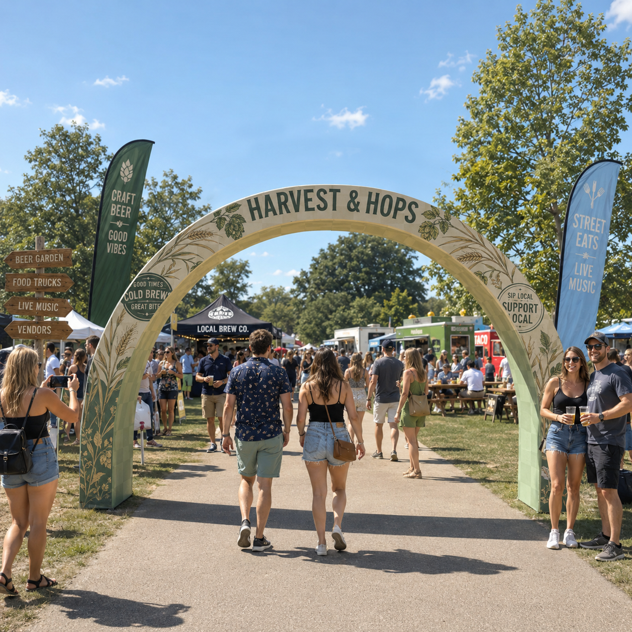 Event Entrance Arch Display