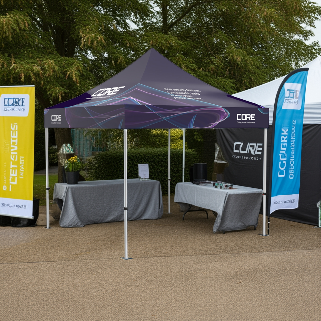 10x10 Custom Pop up Canopy Tent