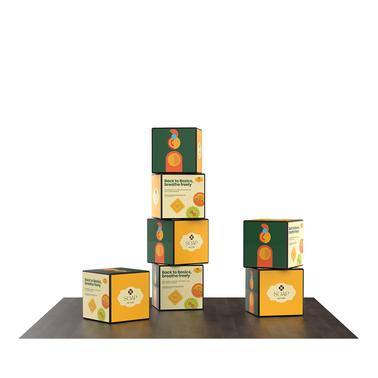 Backlit Stackable Cube Displays - 7