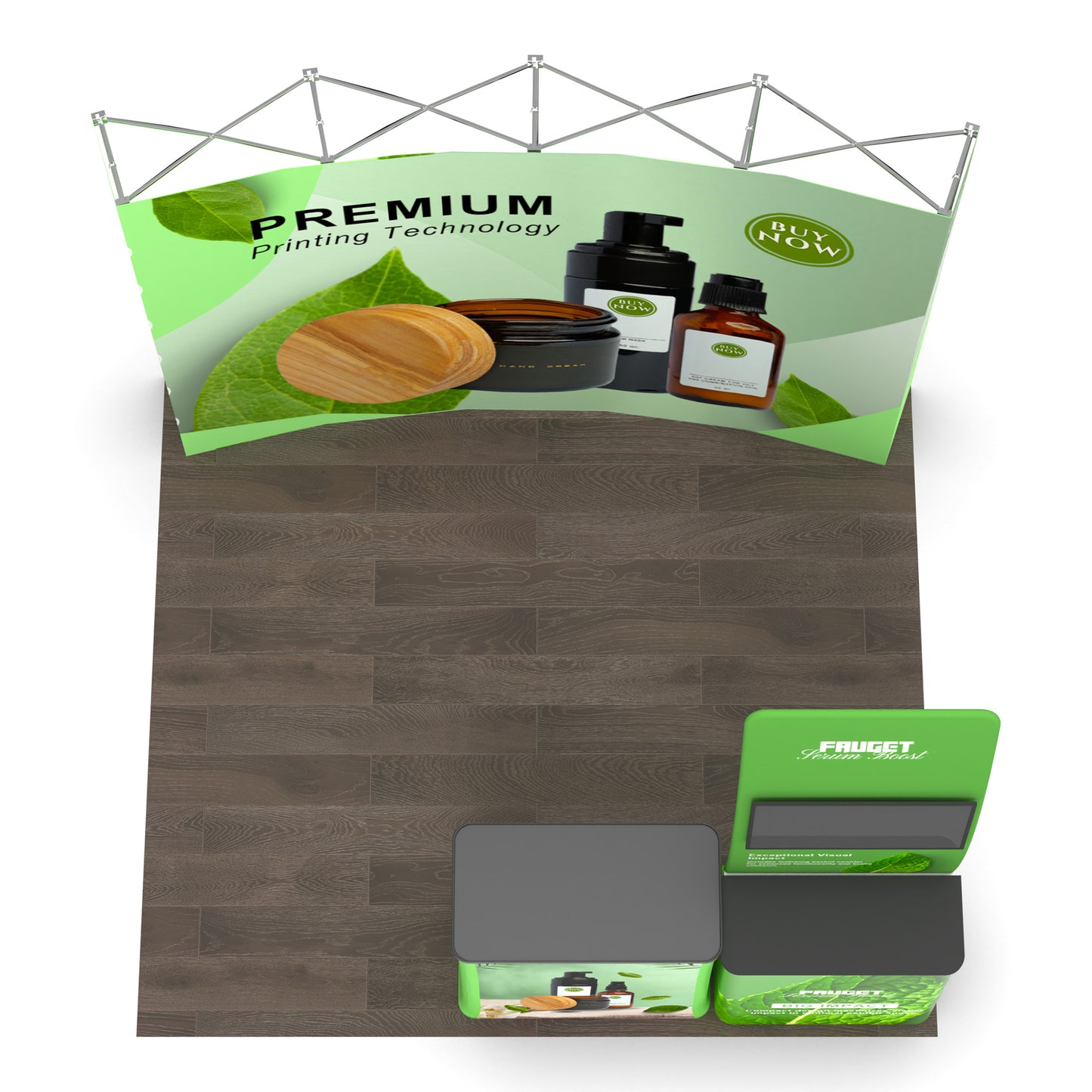10x10 Pop up Trade Show Booth 03