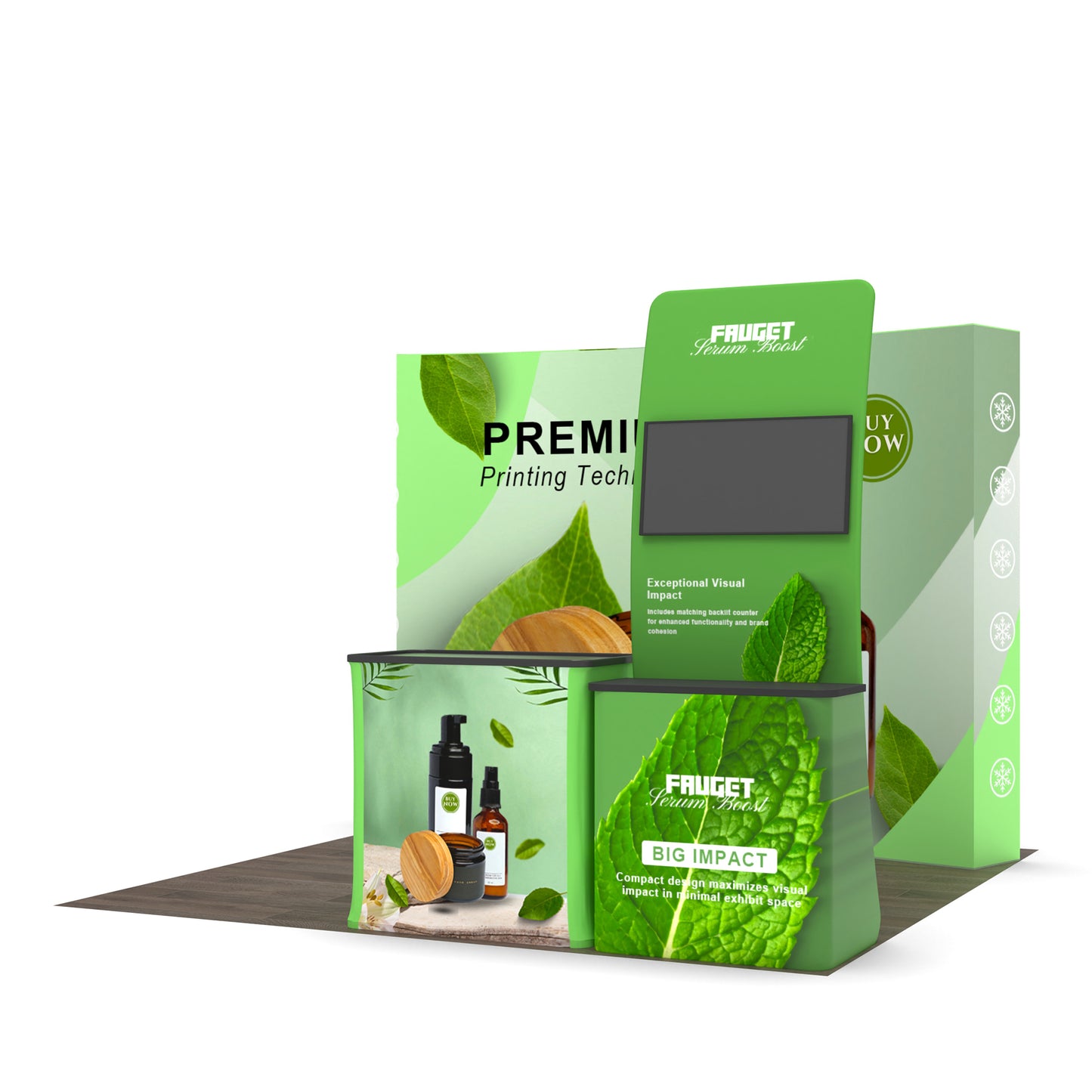 10x10 Pop up Trade Show Booth 03