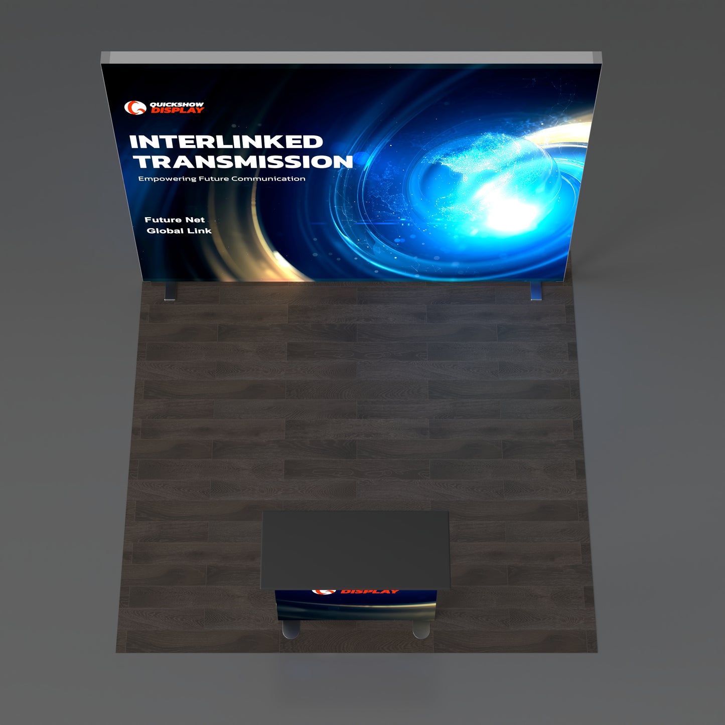 10x10 EdgeLumi Backlit Trade Show Booth