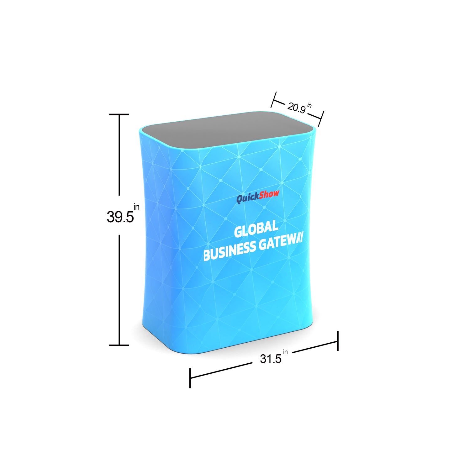 Backlit Square Display Counter