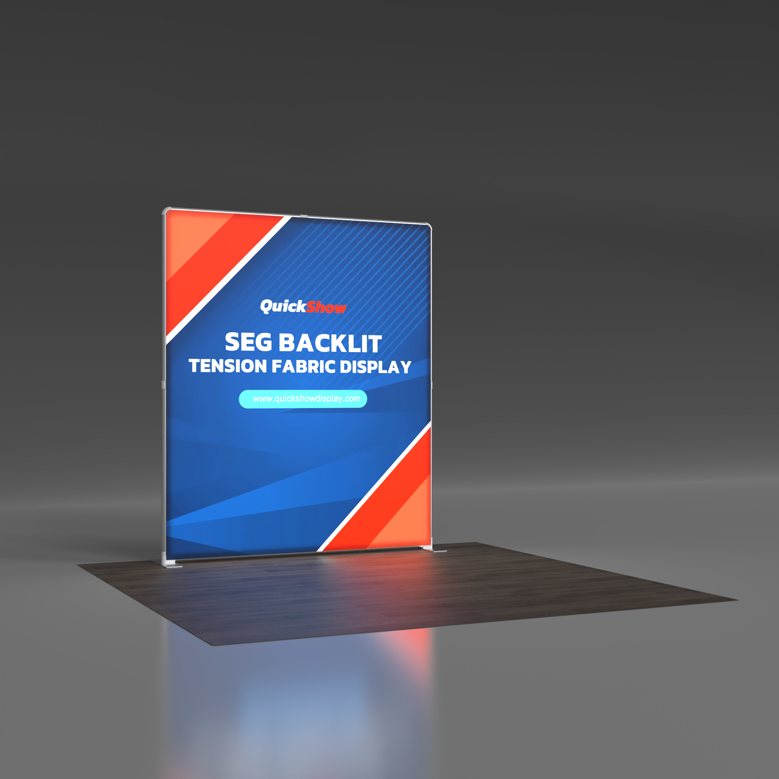 6.5ft Ultra-Bright Modular SEG Backlit Displays - QuickShowDisplay