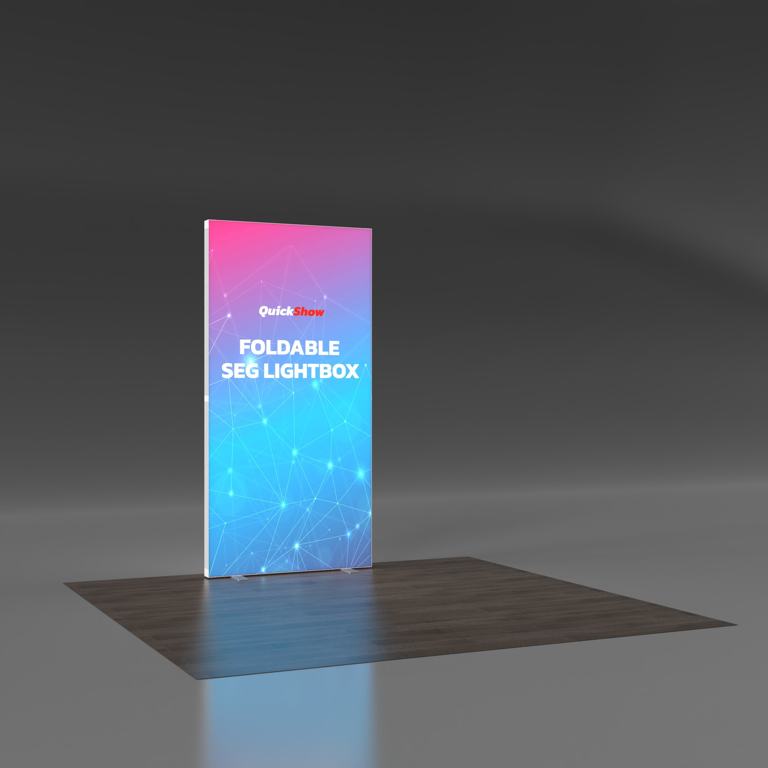 4x8ft Foldable Lightweight SEG Lightbox - QuickShowDisplay