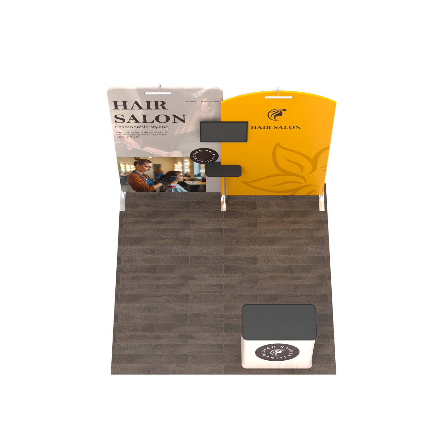 Modular 10x10 TenseFlex Media Trade Show Booth B
