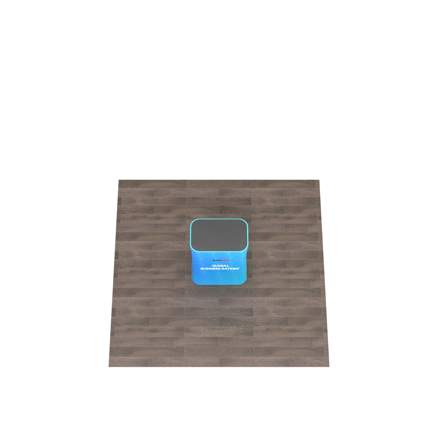 Backlit Square Display Counter