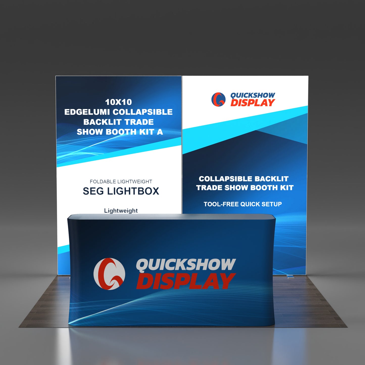 10x10 Collapsible Backlit Trade Show Booth 04