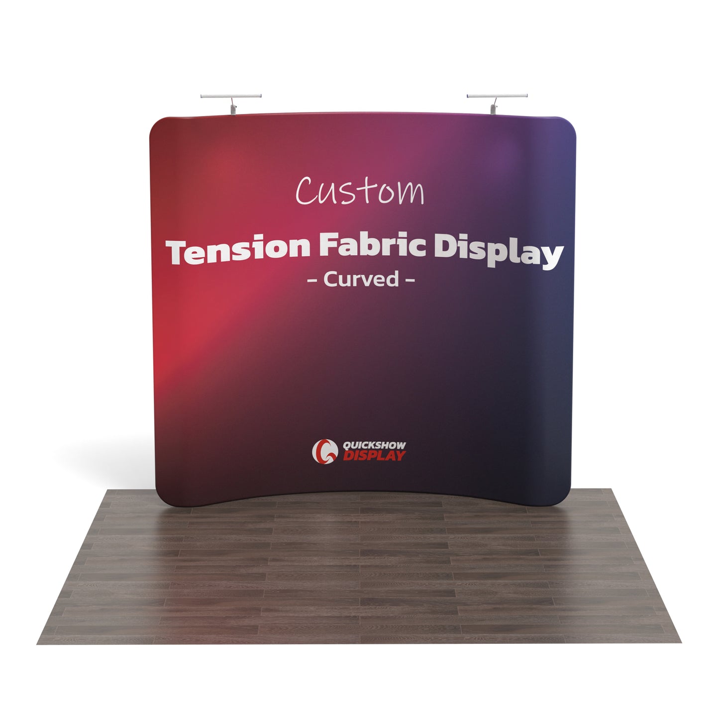 8ft Curved Tension Fabric Display