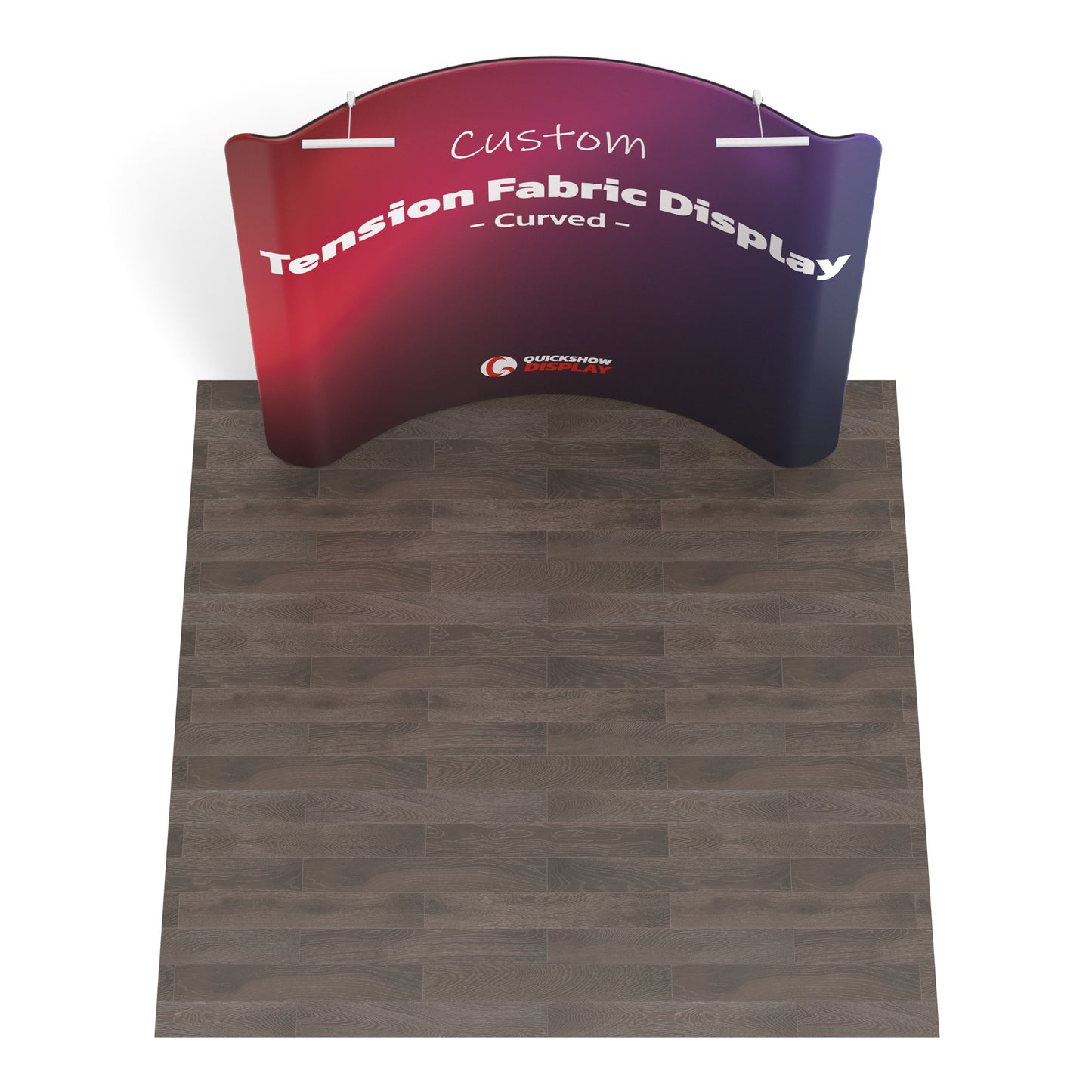 8ft Curved Tension Fabric Display