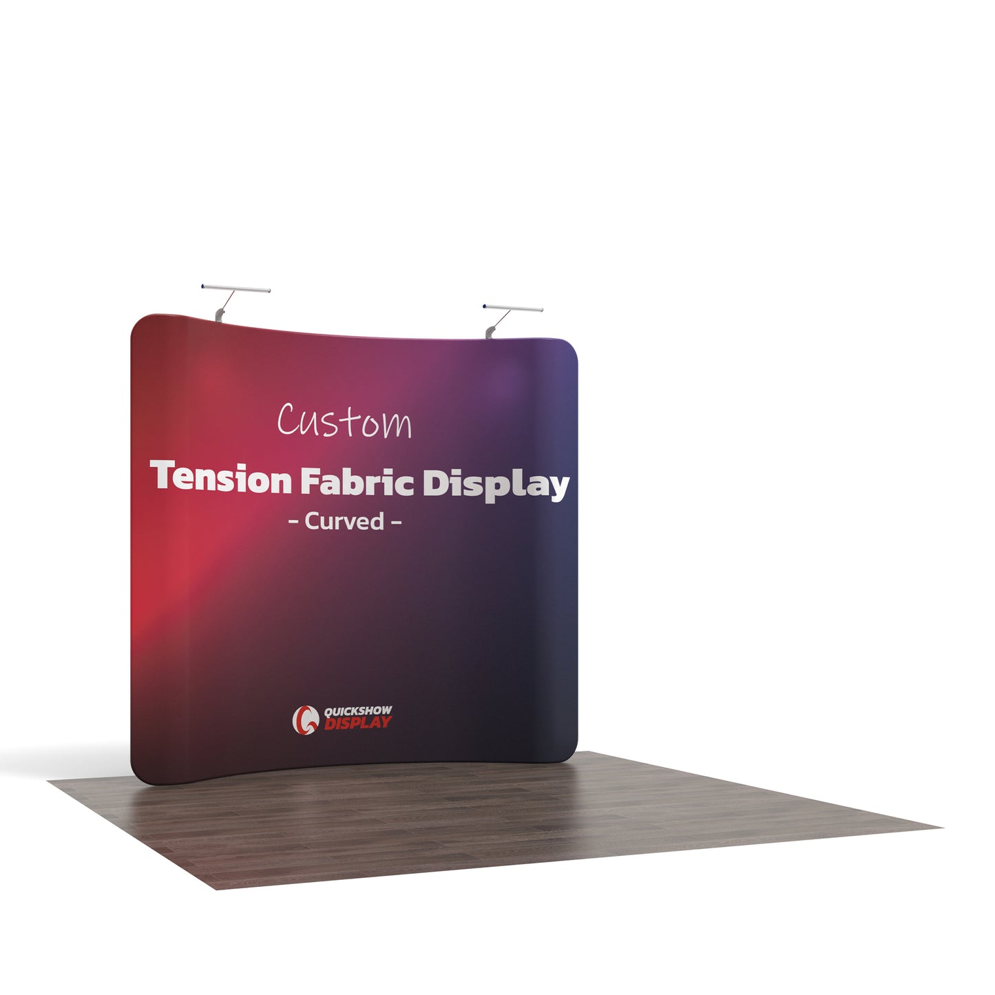 8ft Curved Tension Fabric Display