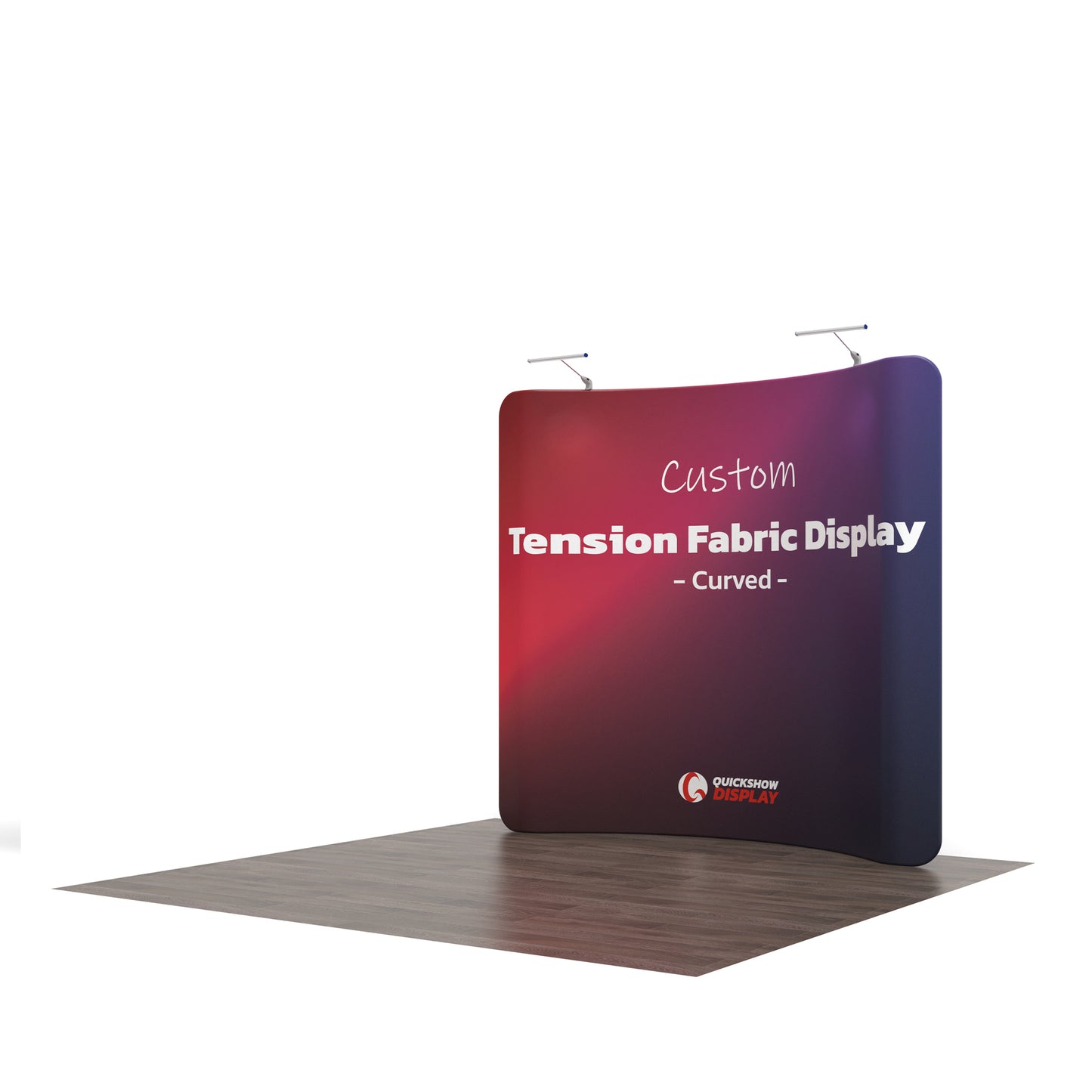 8ft Curved Tension Fabric Display