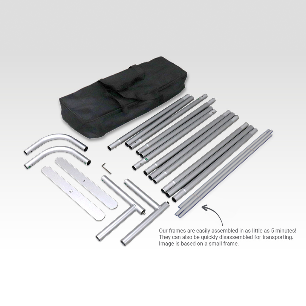 10x10 TenseFlex Media Flat Trade Show Displays - Max