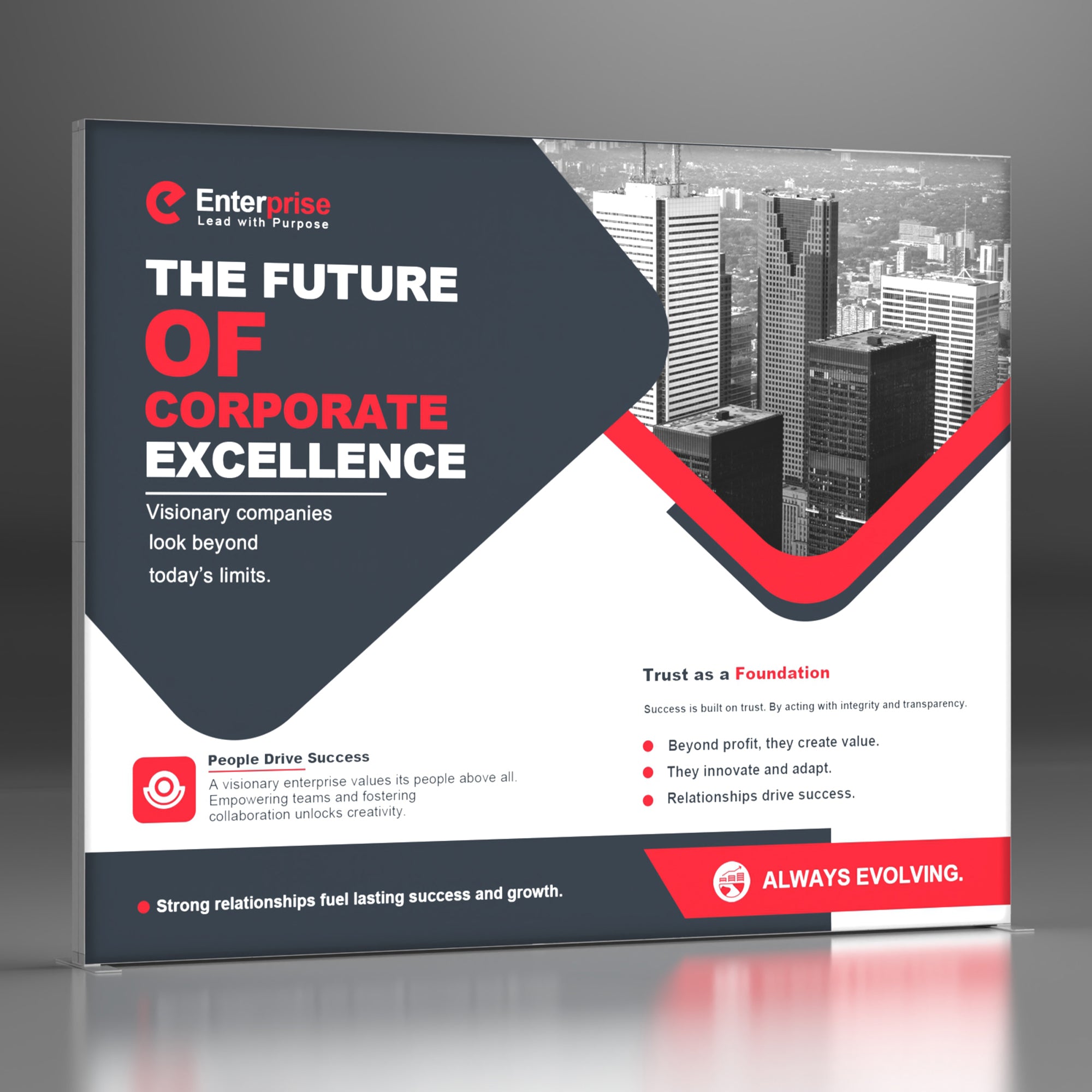 10ft Backlit SEG Lightbox Display