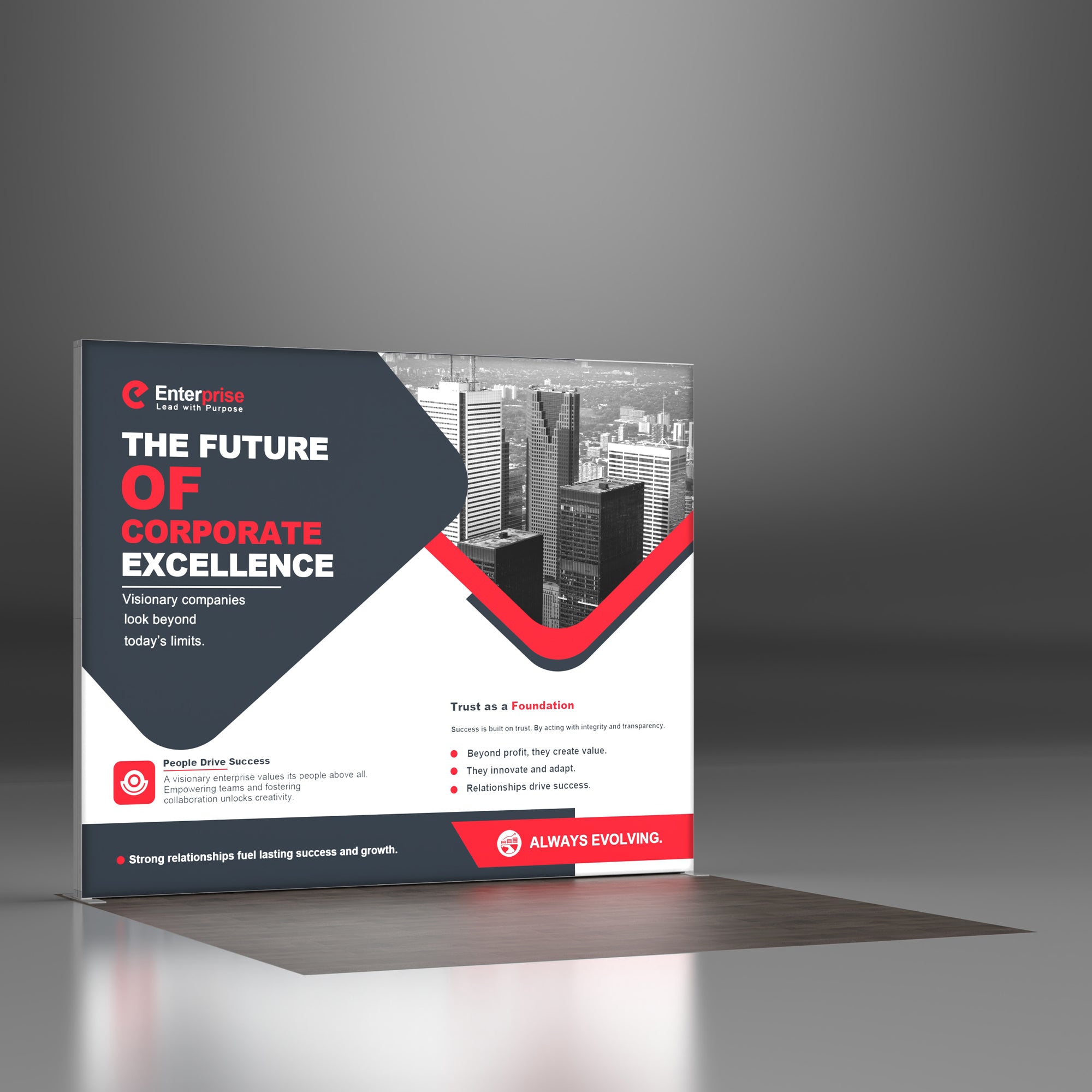 10ft Backlit SEG Lightbox Display