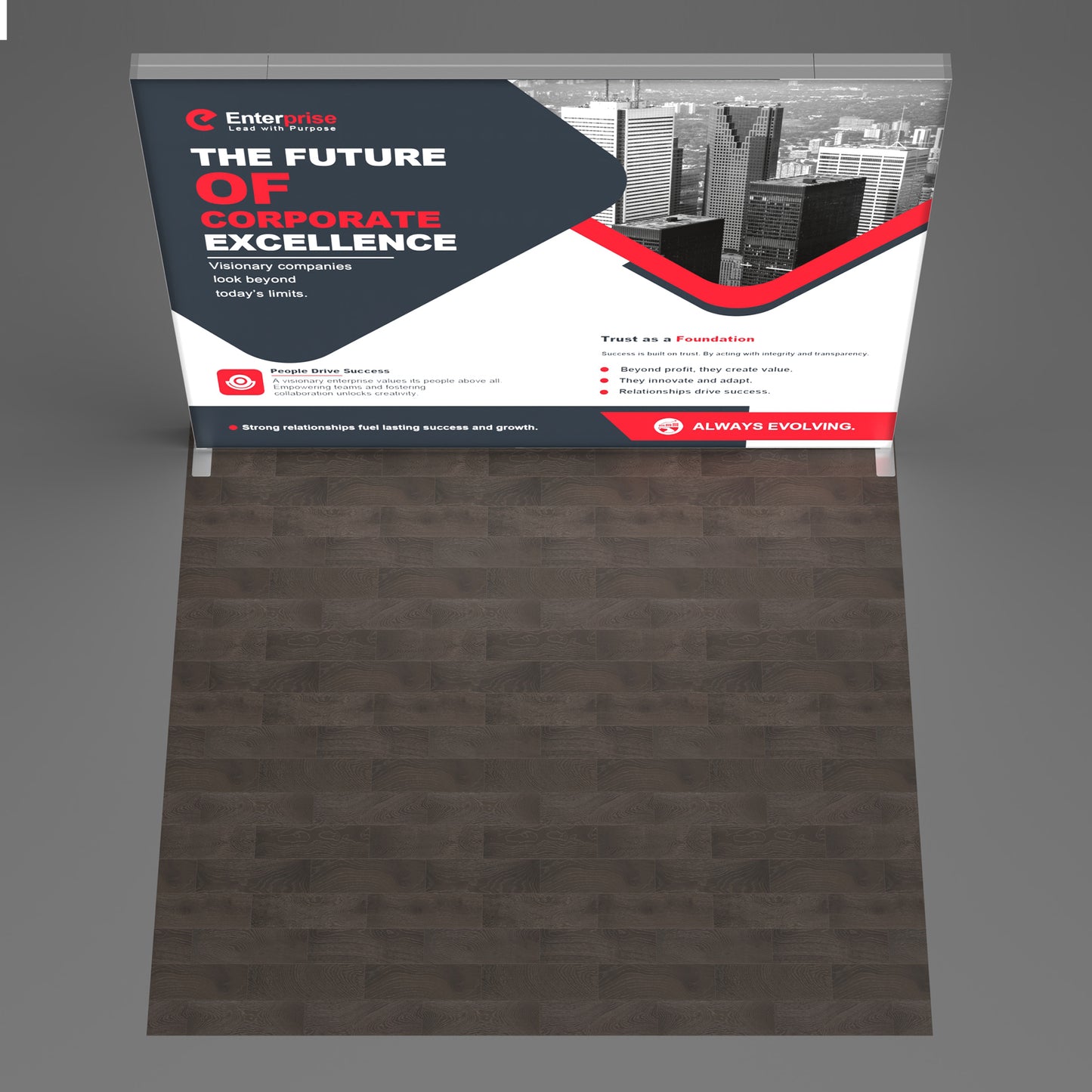 10ft Backlit SEG Lightbox Display
