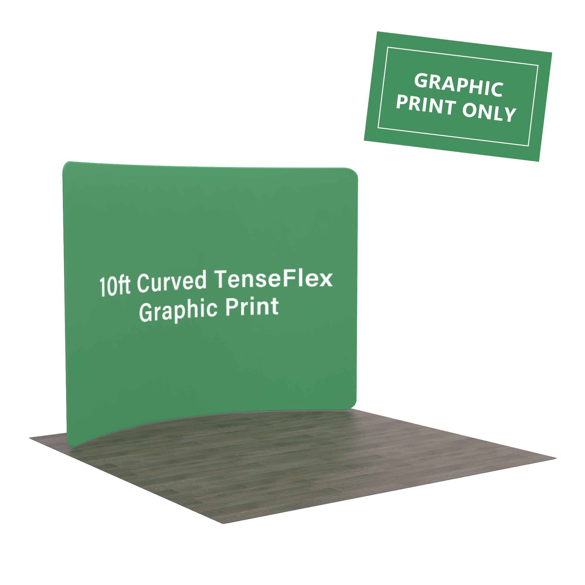 10ft Curved TenseFlex Graphic Print