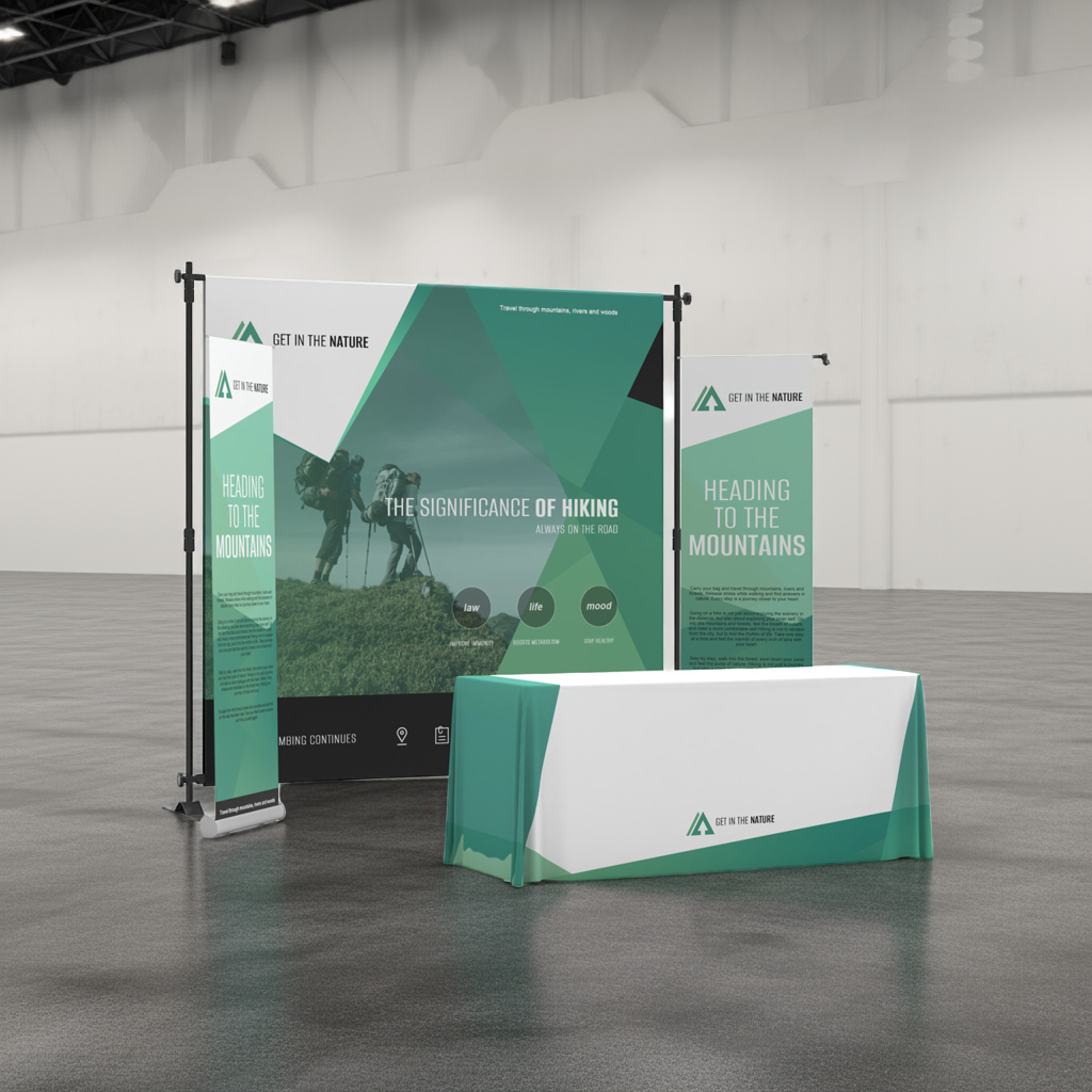 10x10 Quick-Set Trade Show Booth Kit B