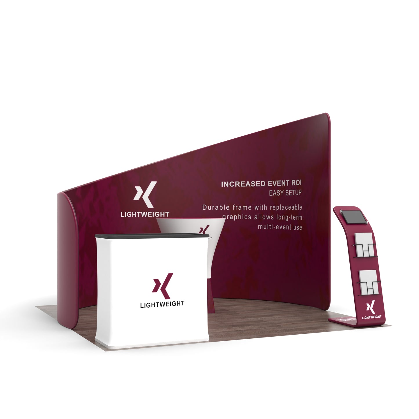 10x10 Inline Trade Show Booth 08