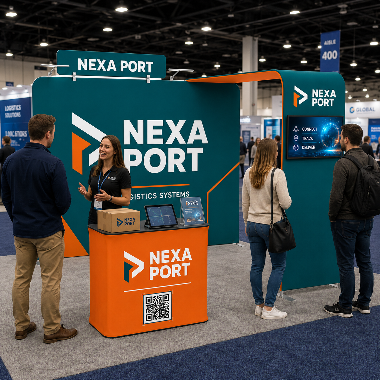 10ft TenseFlex™ Booth-Bridge