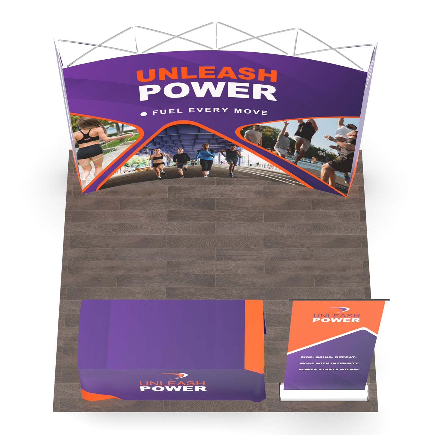 10x10 Tensepop Trade Show Display Kit B