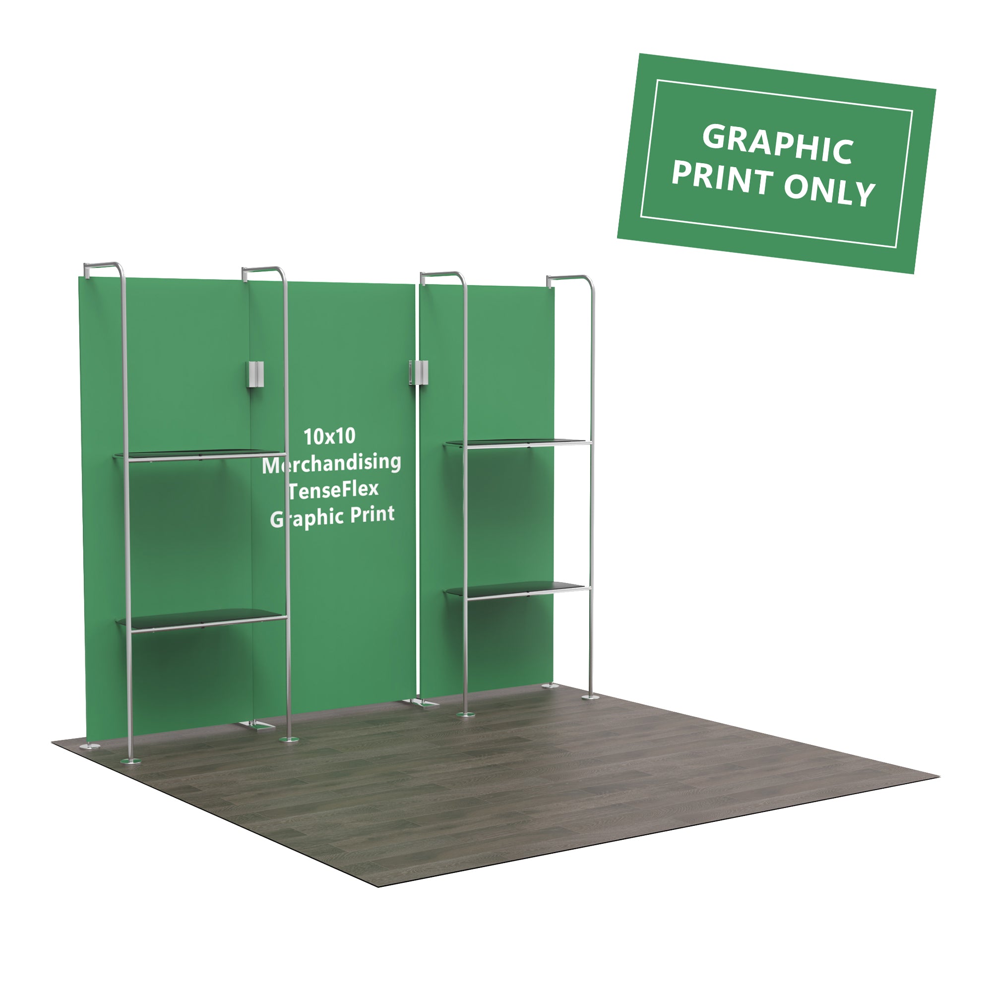 10x10 Merchandising TenseFlex Graphic Print - QuickShowDisplay