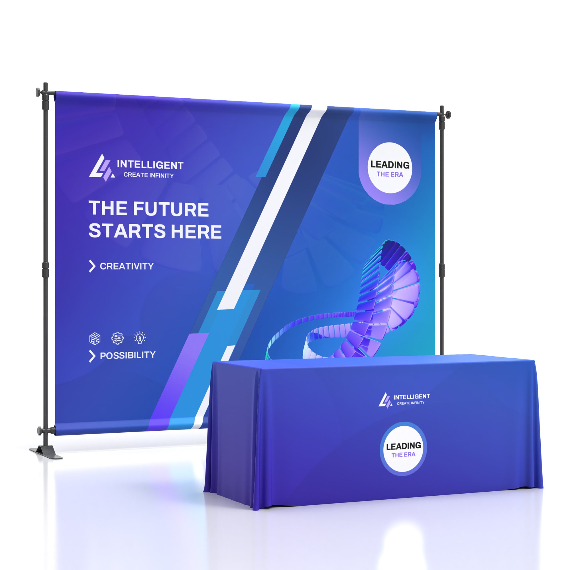 10x10 Quick-Set Trade Show Booth Kit A