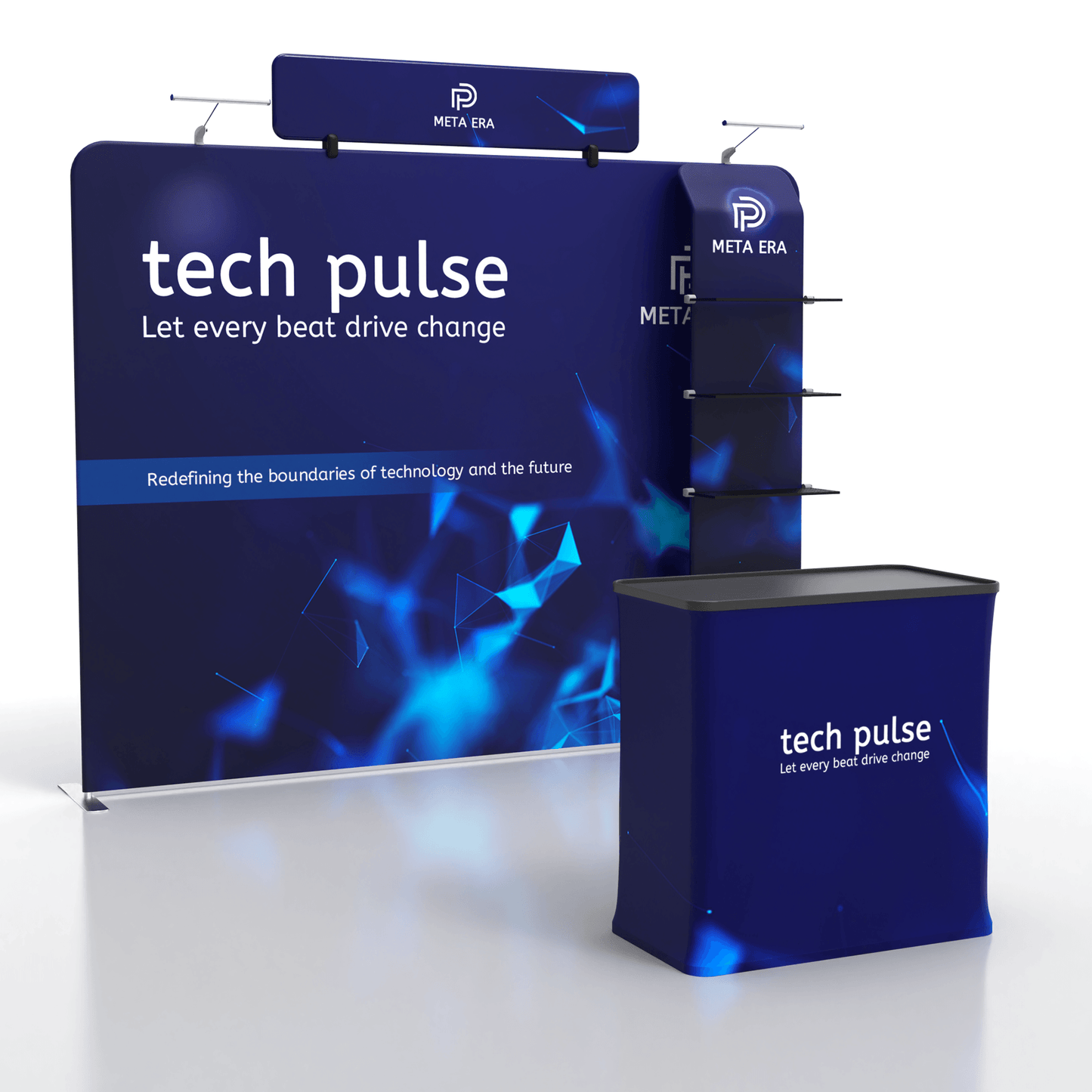 10x10 TenseFlex Flat Trade Show Displays - Max