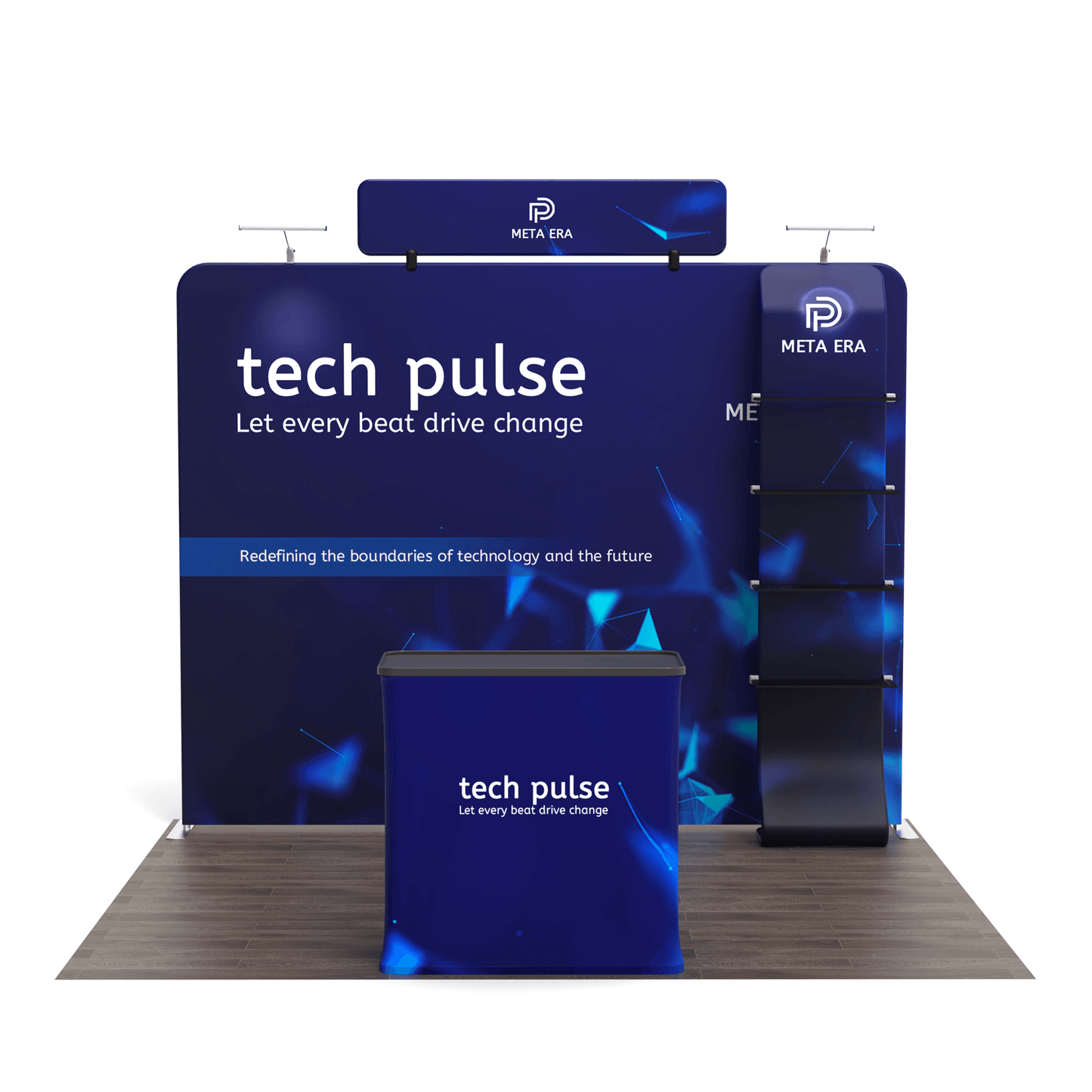 10x10 TenseFlex Flat Trade Show Displays - Max