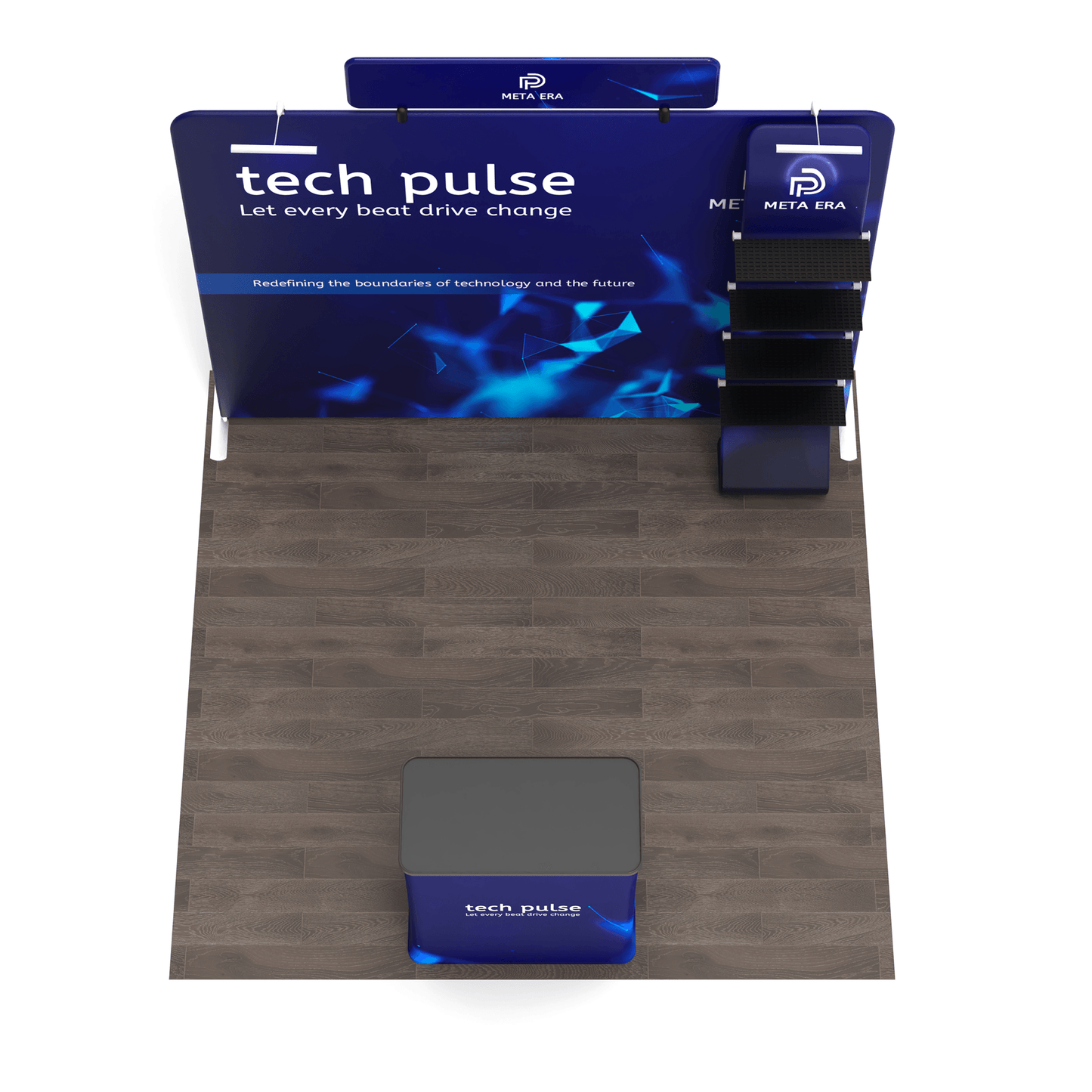 10x10 TenseFlex Flat Trade Show Displays - Max