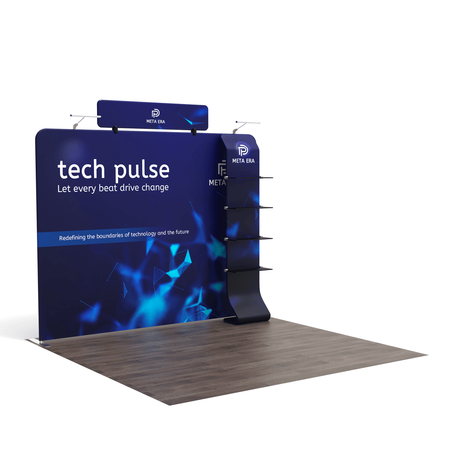 10x10 TenseFlex Flat Trade Show Displays - Max
