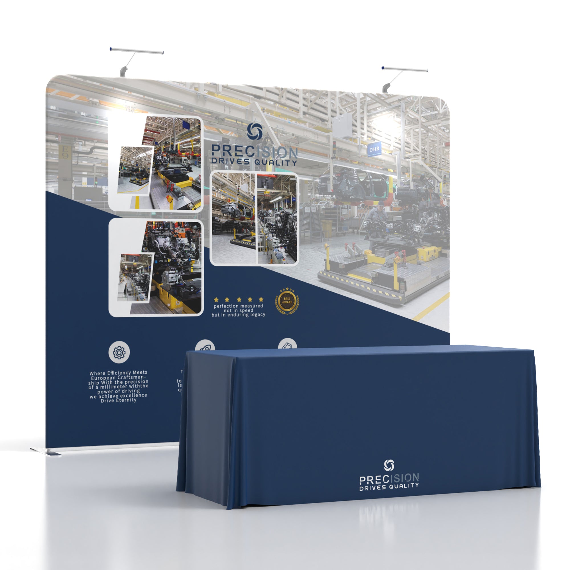 10x10 TenseFlex Trade Show Booth Kit A