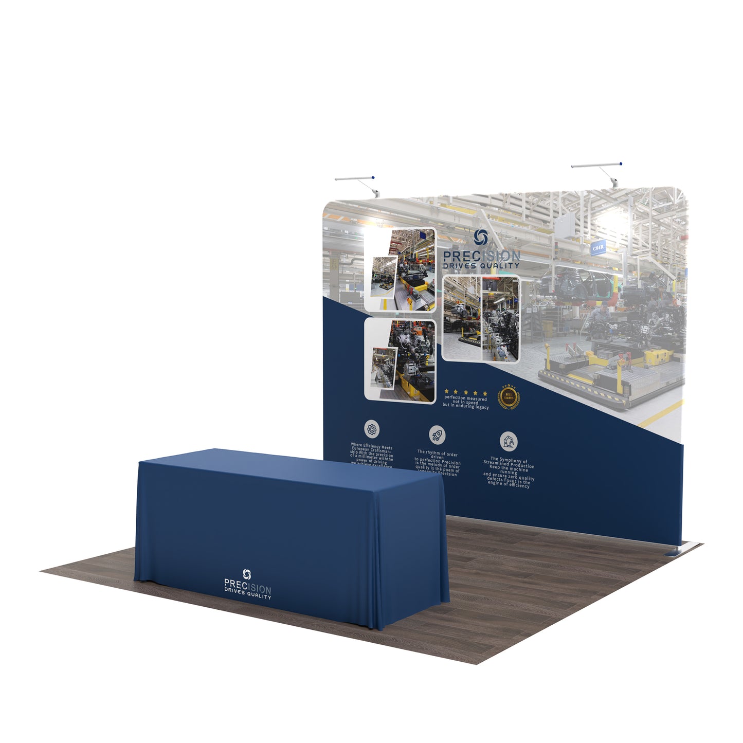 10x10 TenseFlex Trade Show Display Kit A