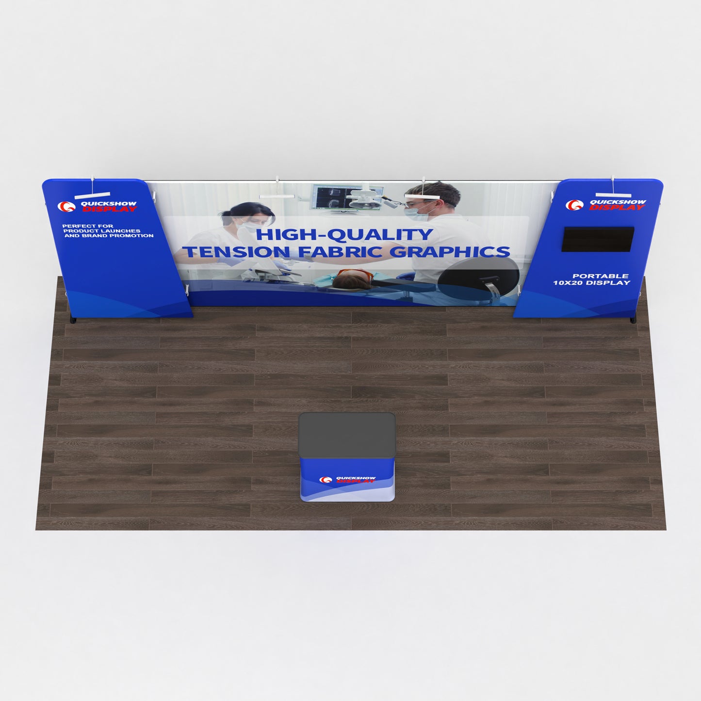 10x20 Trade Show Media Booth 01