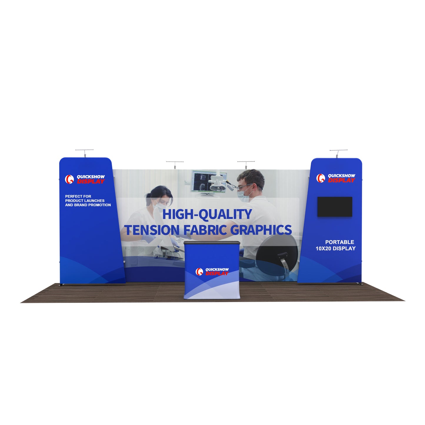 10x20 Trade Show Media Booth 01