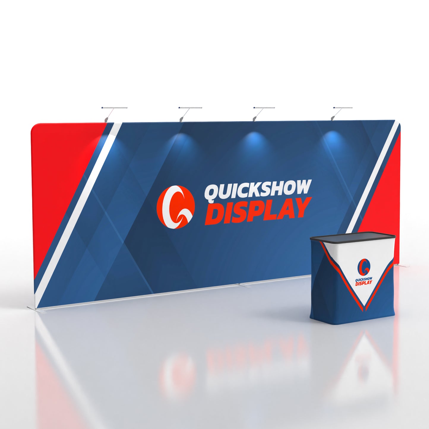 10x20 TenseFlex Trade Show Booth - Flat