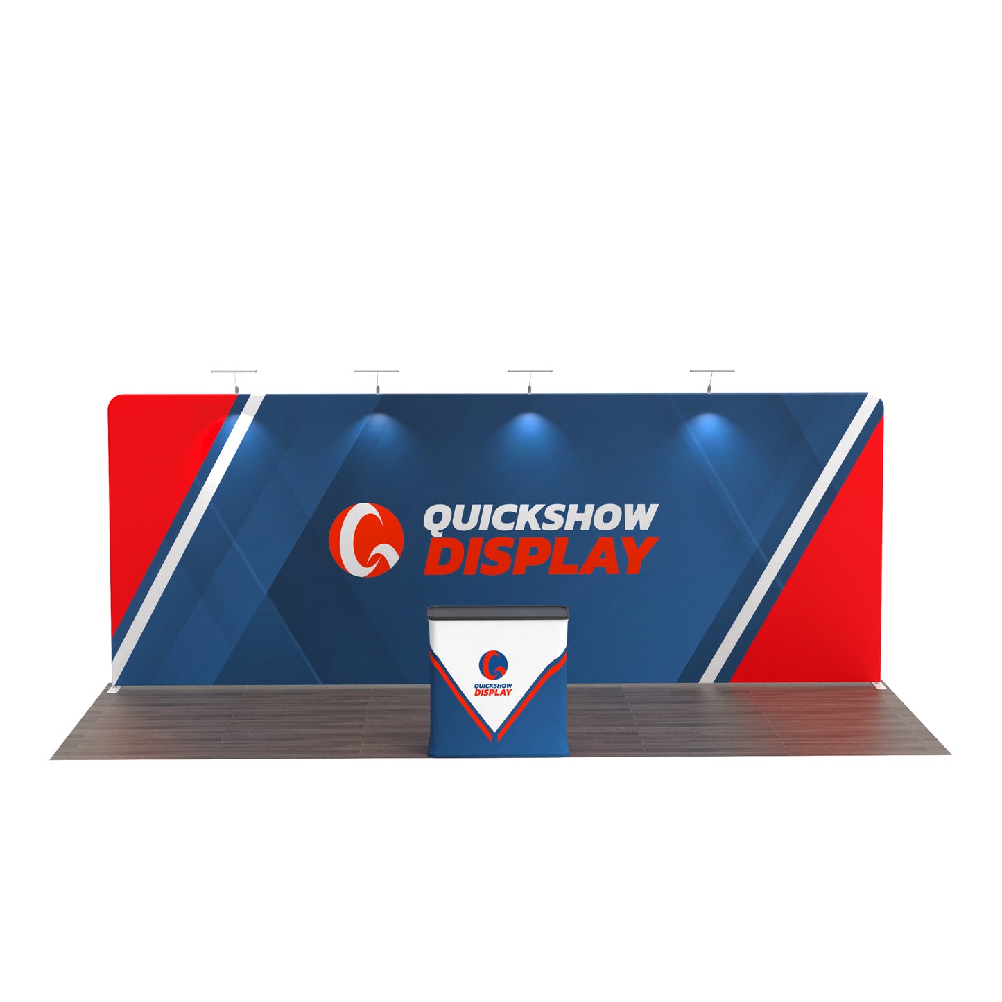 10x20 TenseFlex Trade Show Booth - Flat