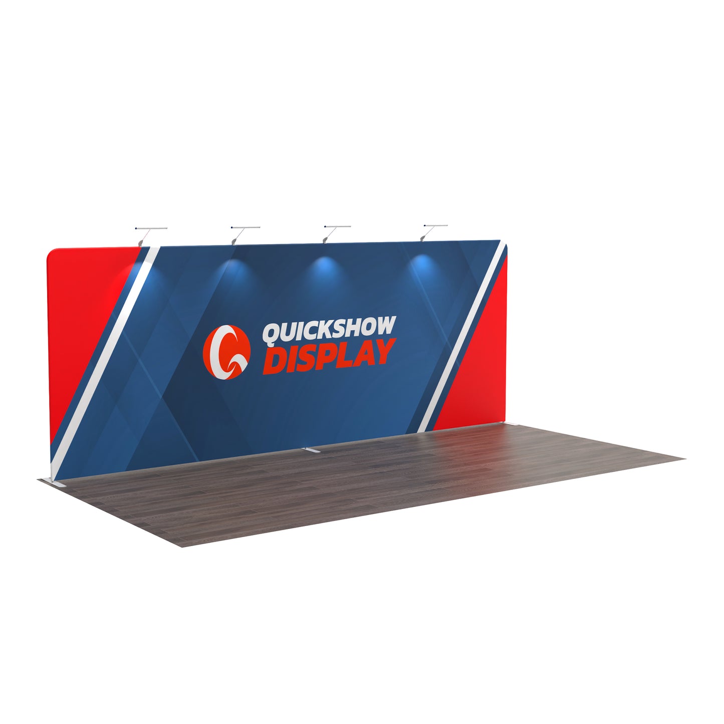 10x20 TenseFlex Trade Show Booth - Flat