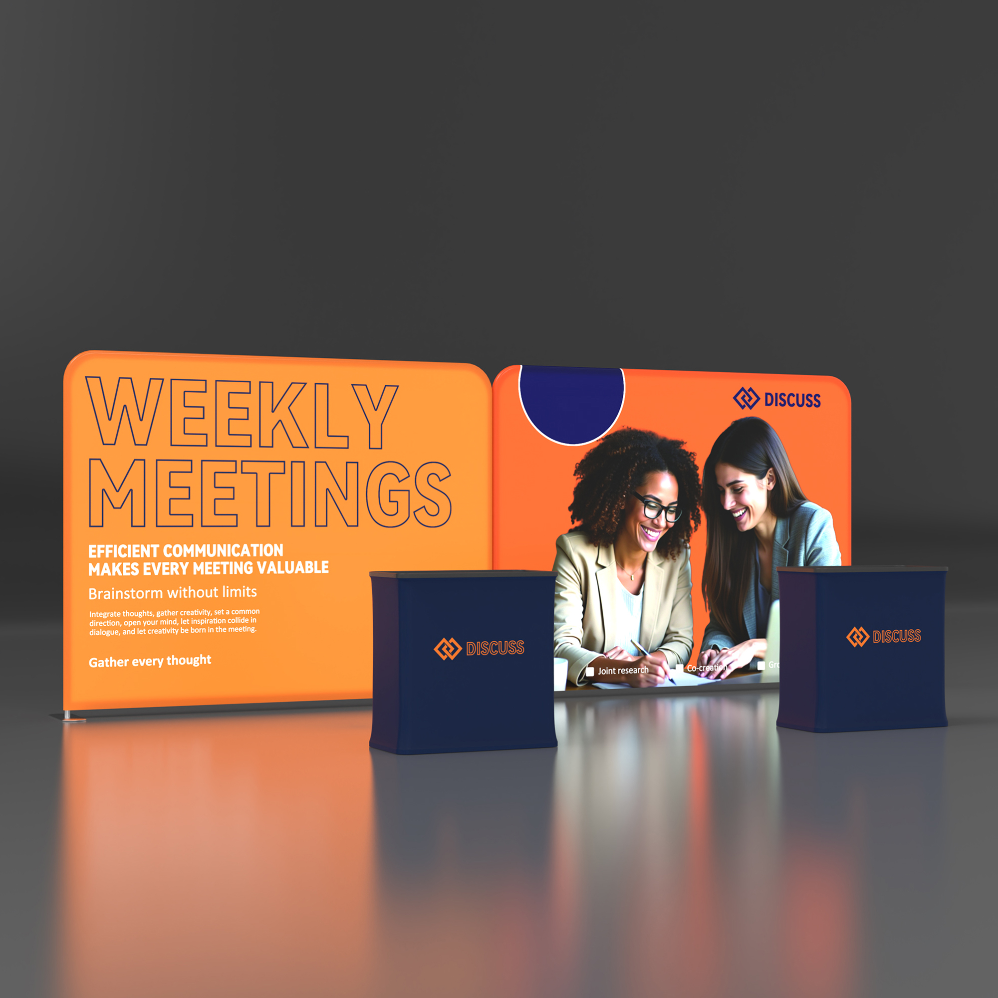 10x20 TenseLight Backlit Trade Show Booth A