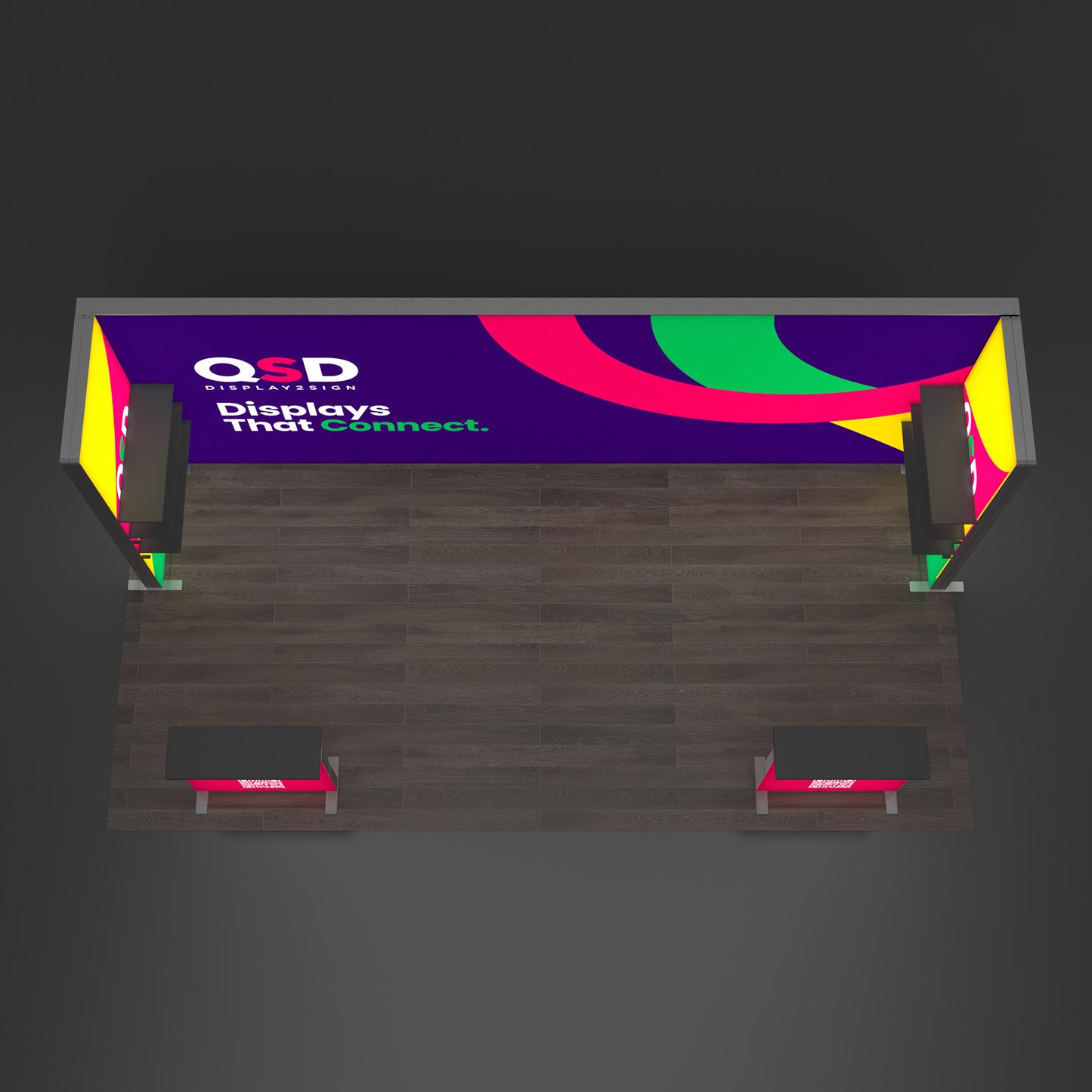 10x20 EdgeLumi™ Wraparound SEG Backlit Trade Show Booth Display