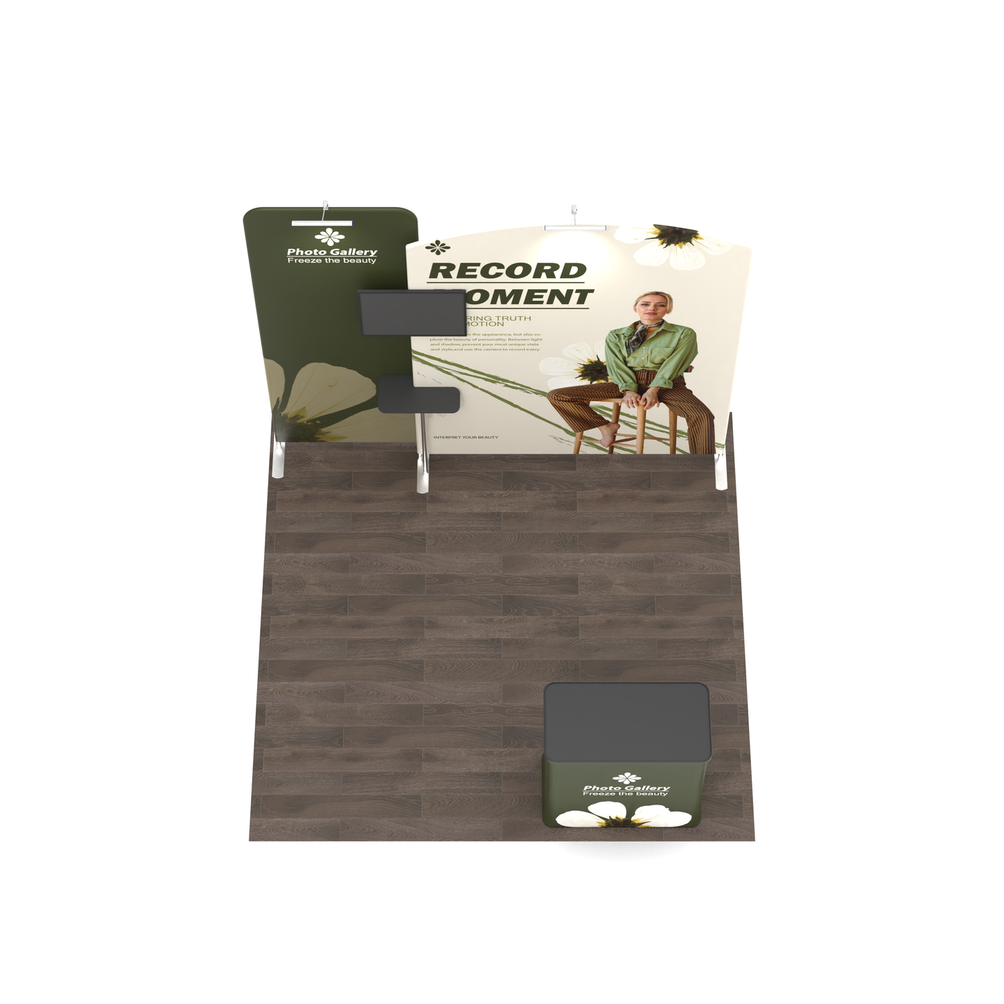Modular 10x10 TenseFlex Media Trade Show Booth F