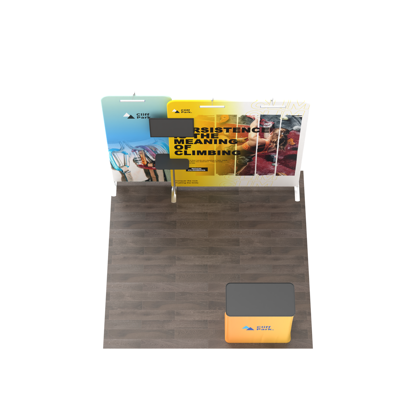Modular 10x10 TenseFlex Media Trade Show Displays G