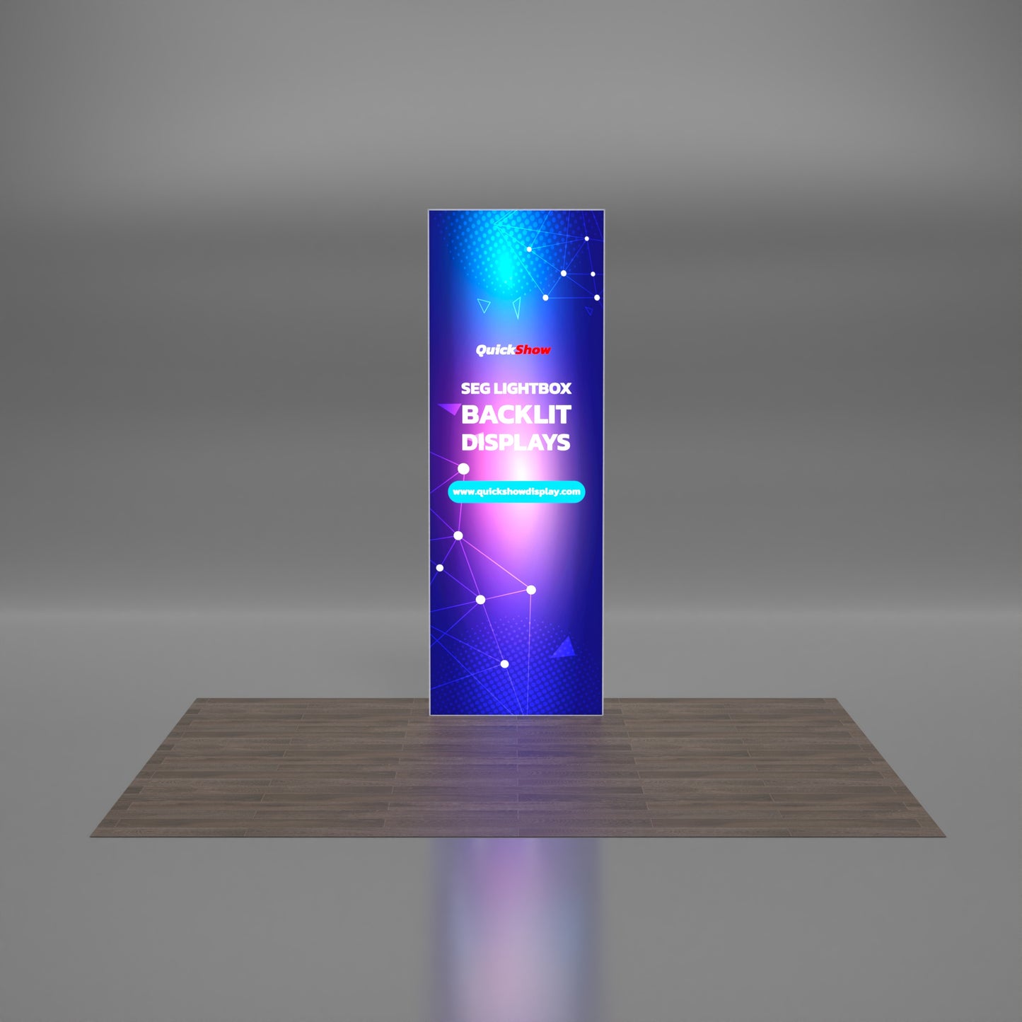 2.5ft SEG Pop up Backlit Display