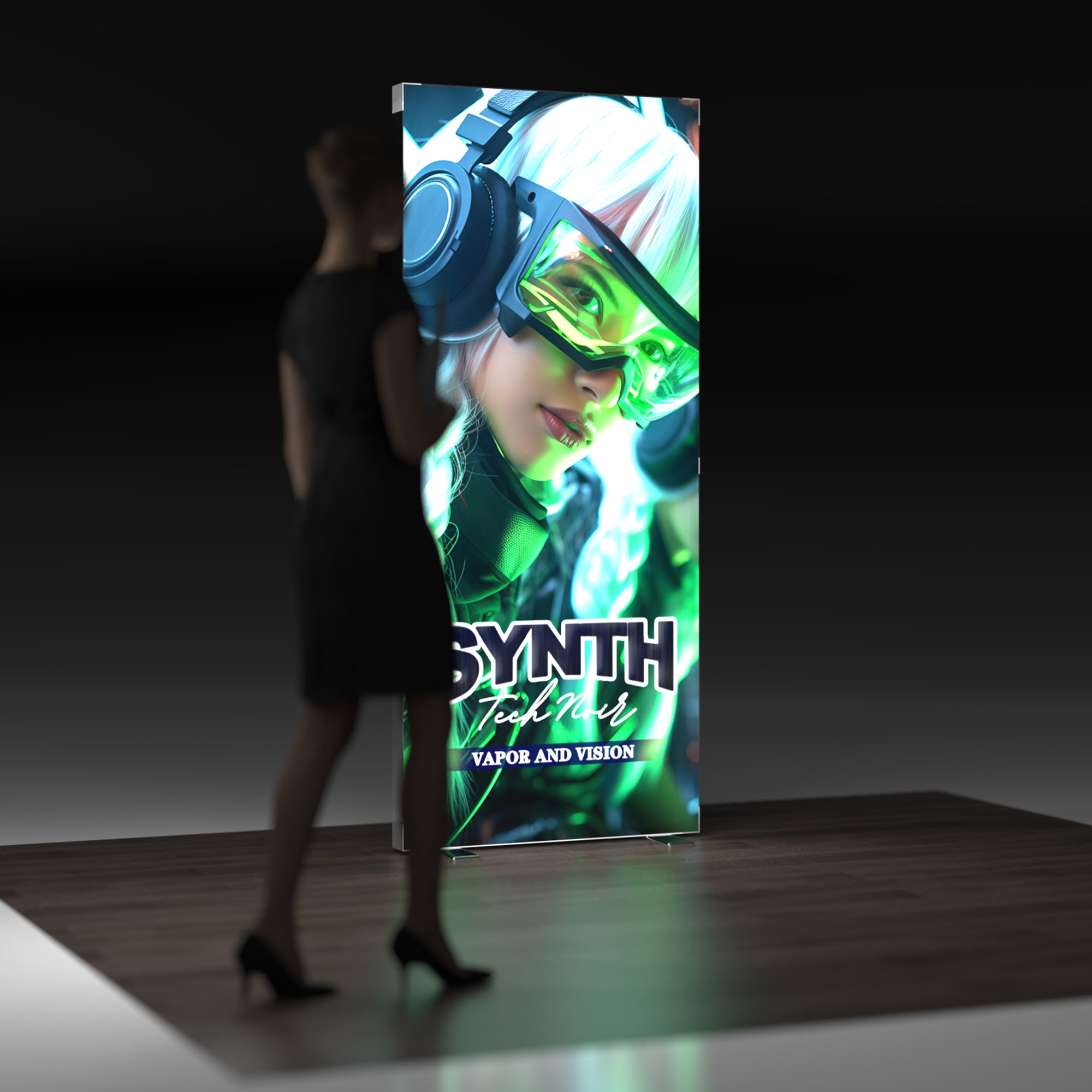 2.8x6.6ft EdgeLumi™ Collapsible SEG Lightboxes
