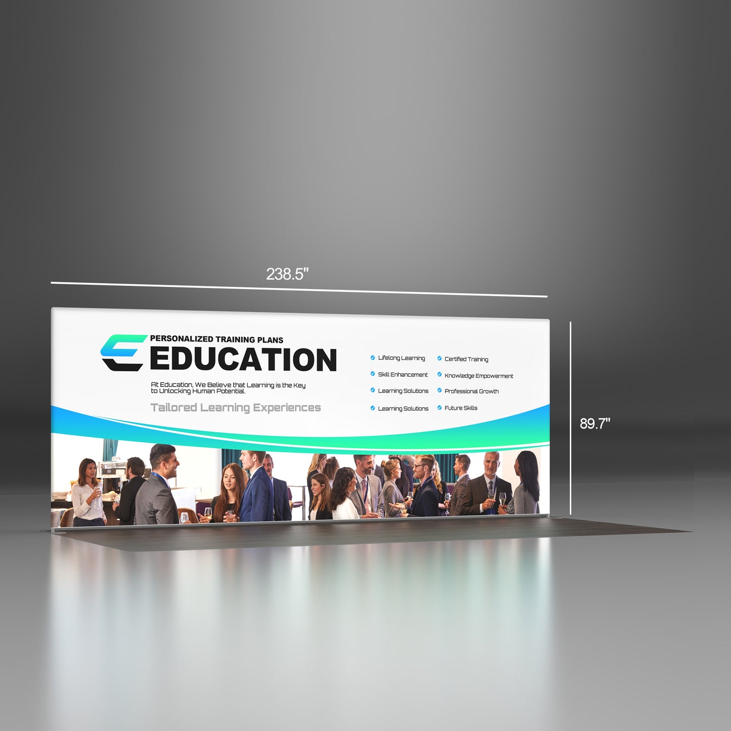 20ft Backlit Tension Fabric Display