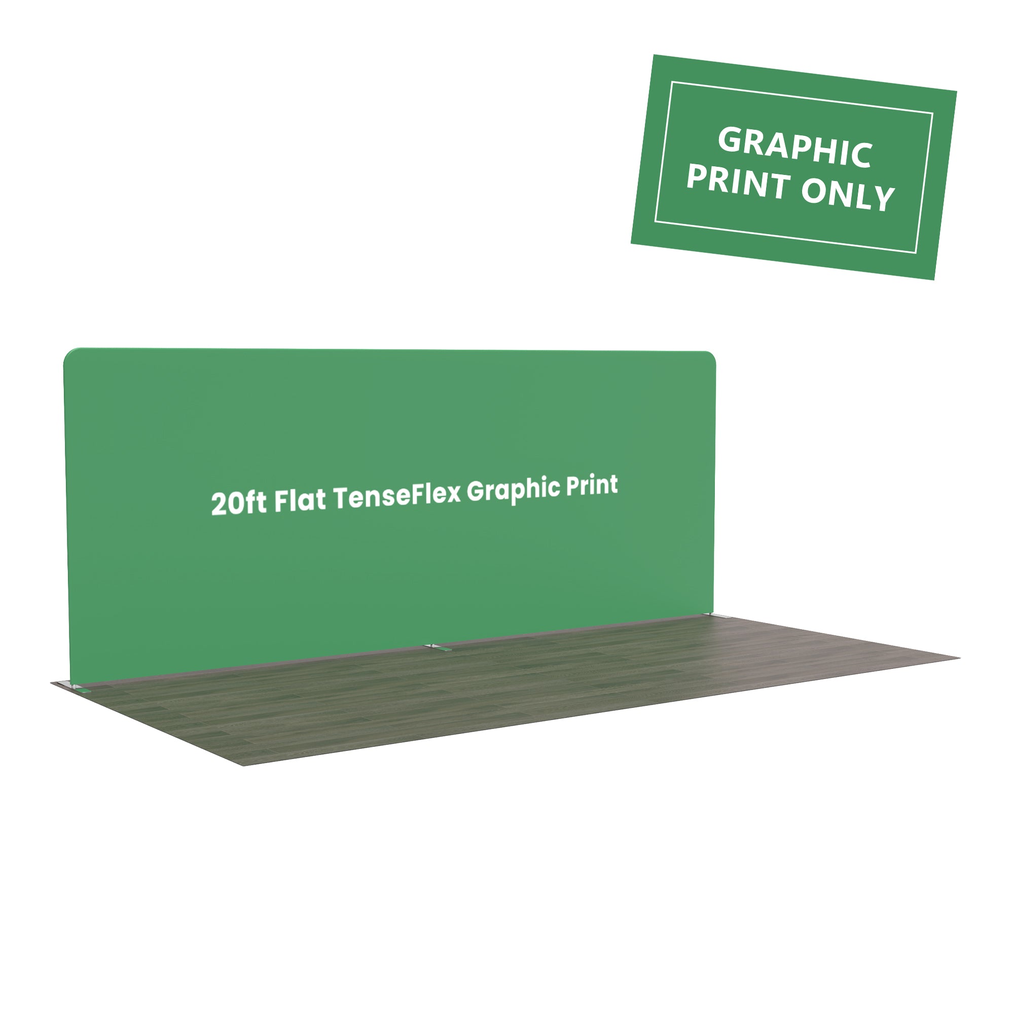 20ft Flat TenseFlex Graphic Print - QuickShowDisplay