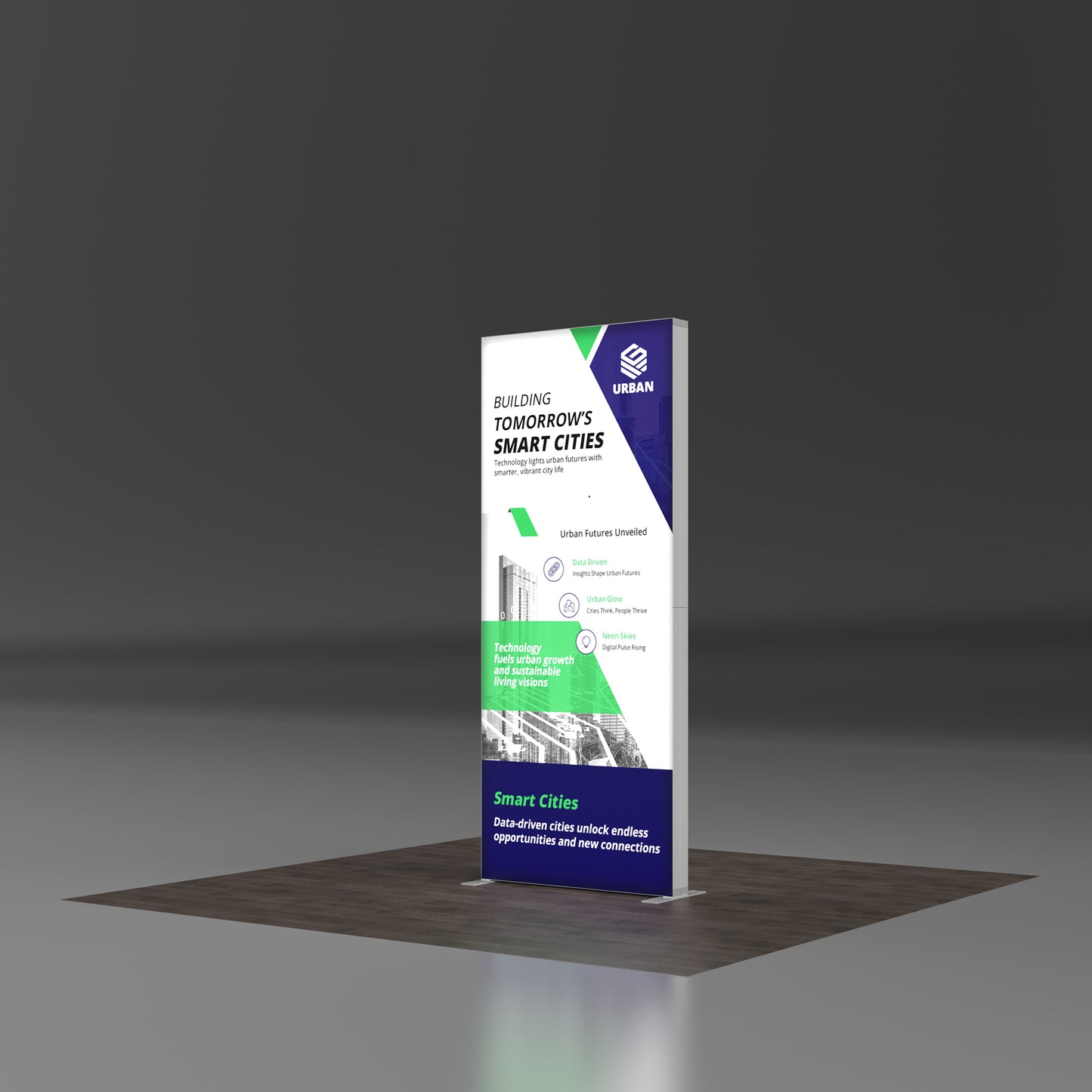 3ft Backlit SEG Lightbox Display