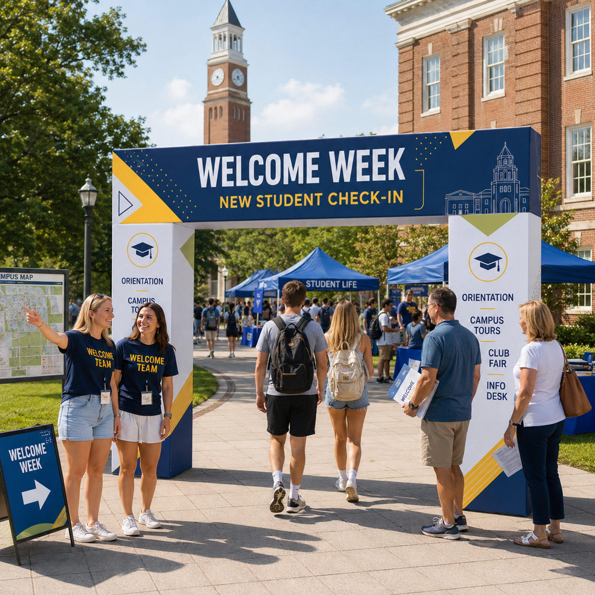 Walk-Through Rectangle Event Entrance Arch Display