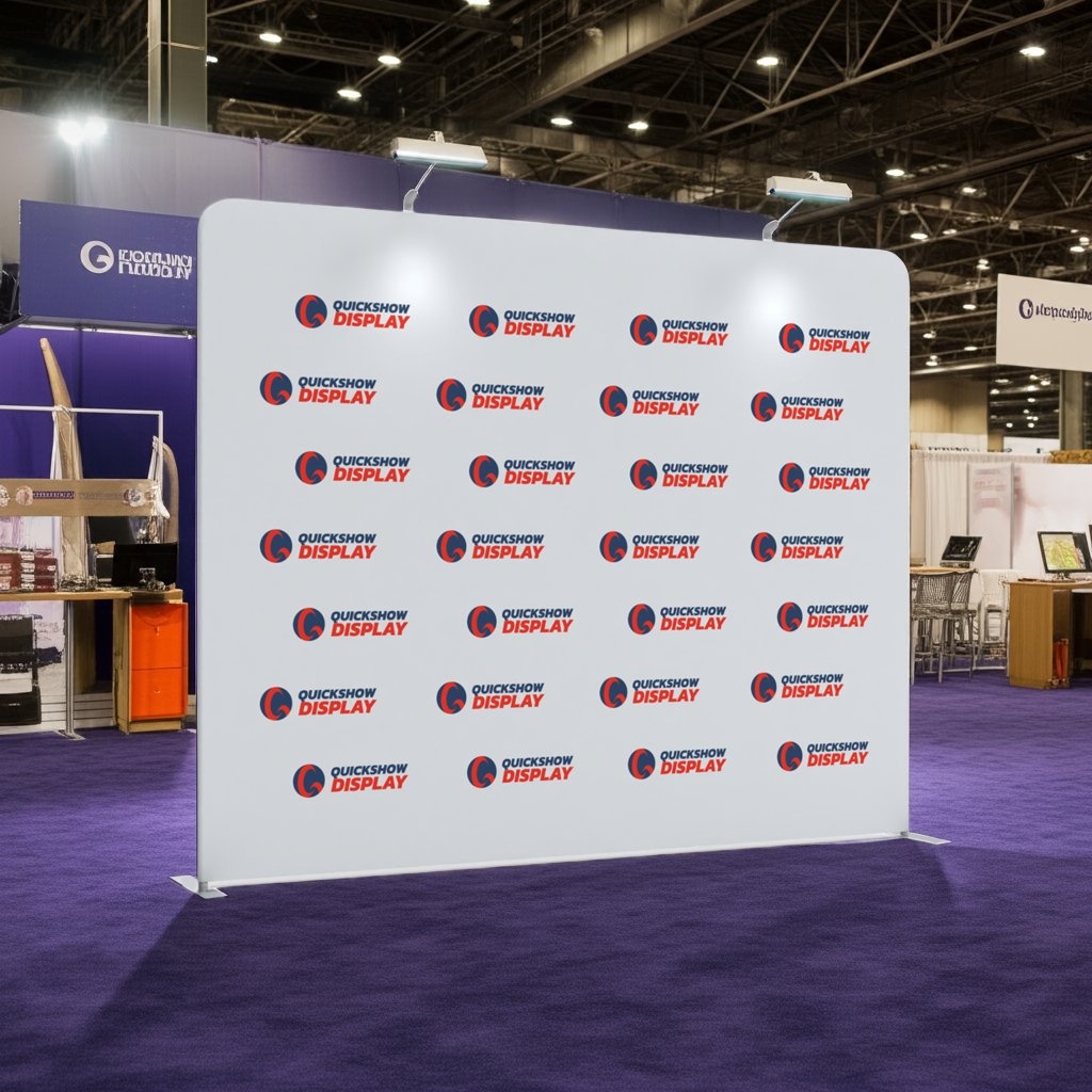 10ft Flat Tension Fabric Display