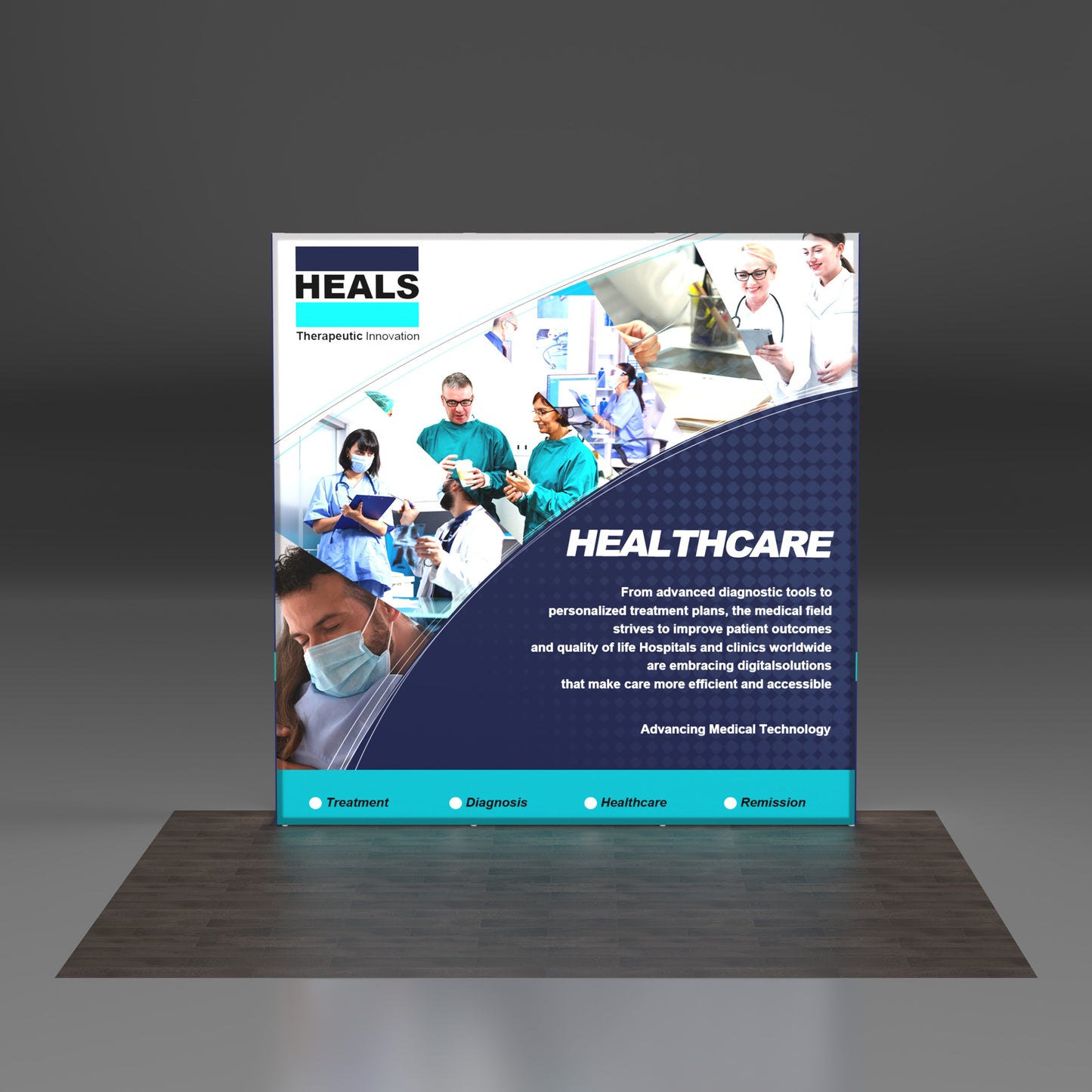 7.5ft SEG Pop up Backlit Display